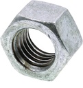 Prime-Line 9073698 Finished Hex Nuts, 5/8 In.-11, A563 Grade a Hot Dip Galvanized Steel (50 Pack), Zinc