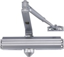 Medium/Heavy Duty Commercial Door Closer DC7016 - Surface Mounted, Grade 1- ADA & UL 3 Hour Fire Rated, Adjustable Size 1-6 for Entrances & Aluminum Storefronts - US26D Aluminum