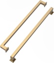 10 Pack 10Inch(256Mm) Champagne Bronze Cabinet Pulls,Champagne Gold Cabinet Pulls for Kitchen Cabinet Handles,Cabinet Hardware Kitchen Handles for Cabinets Cupboard Handles Drawer Pulls