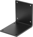 Eoere 2 PCS 8" Heavy Duty Steel Corner Brackets L 90 Degree Countertop Support Fireplace Mantel Brackets DIY L Shelf Brackets, Thickness 7/32"(5.8Mm), Max Load 660Lbs