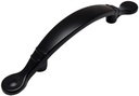 10 Pack - Cosmas 9980FB Flat Black Cabinet Hardware Arched Handle Pull - 3" Inch (76Mm) Hole Centers, 5-1/2" Overall Length