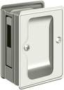 Deltana Sdar325U14 Heavy Duty Pocket Lock Adjutable Sliding Door Receiver, Polished Nickel, 3-1/4"