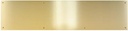 GDI Hardware - Metal Aluminum Kick Plate - 3/64-Inch Thick - Choose the Height and Width for Your Door (Duro Coated/Dark Brown, 12" X 34")