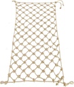 Climbing Net, 3Ft X 13.1Ft Climbing Net for Kids Outdoor, Safety Net, Rope Net, Jute Netting, Balcony Safety Net, Stairs Railing Protection Net, Tree House Climbing, Indoor & Outdoor Decor Rope Net