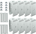 SKTREX Channel Trolley Track Hanger Bracket for UNISTRUT Strut Channel, 1-5/8 Intermediate Support Hange Bracket for All 1-5/8" Channel Trolley Track (8)