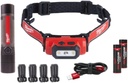4933492105 L4FMLED + L4HL. Incluye 4 Clips Para Casco. Se Suministra Con 2 Baterías L4B3 Y Cable Micro USB, En Blíster Power Type, Multicolor