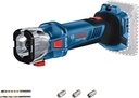 18V System Cordless Rotary Tool GCU 18V-30 (Brushless Motor at 30,000 RPM, Incl. 3 X Collet, Vacuum Adapter, 1X Spiral Bit 1/8" and 1X Multi-Purpose Bit 1/8")