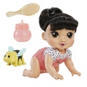 Baby Alive Crawl 'N Play Katie Kat Doll, Black Hair, Electronic Kids Toys for Girls & Boys 3+