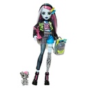 Monster High Frankie Stein Fashion Doll with Pet Dog Watzie and Accessories, Collectible Toy