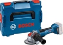X-Lock Cordless Angle Grinder GWX 18V-10 P (Brushless Motor, Equal Power to a 1,000 W Corded Grinder, Protection Switch, Kickback Control, X-Brake, in L-BOXX)