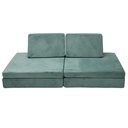 Children'S Factory the Whatsit Kids Couch or 2 Chairs, Teal, CF349-072, Toddler to Teen Bedroom Furniture, Girls and Boys Playroom Sofa and Play Set