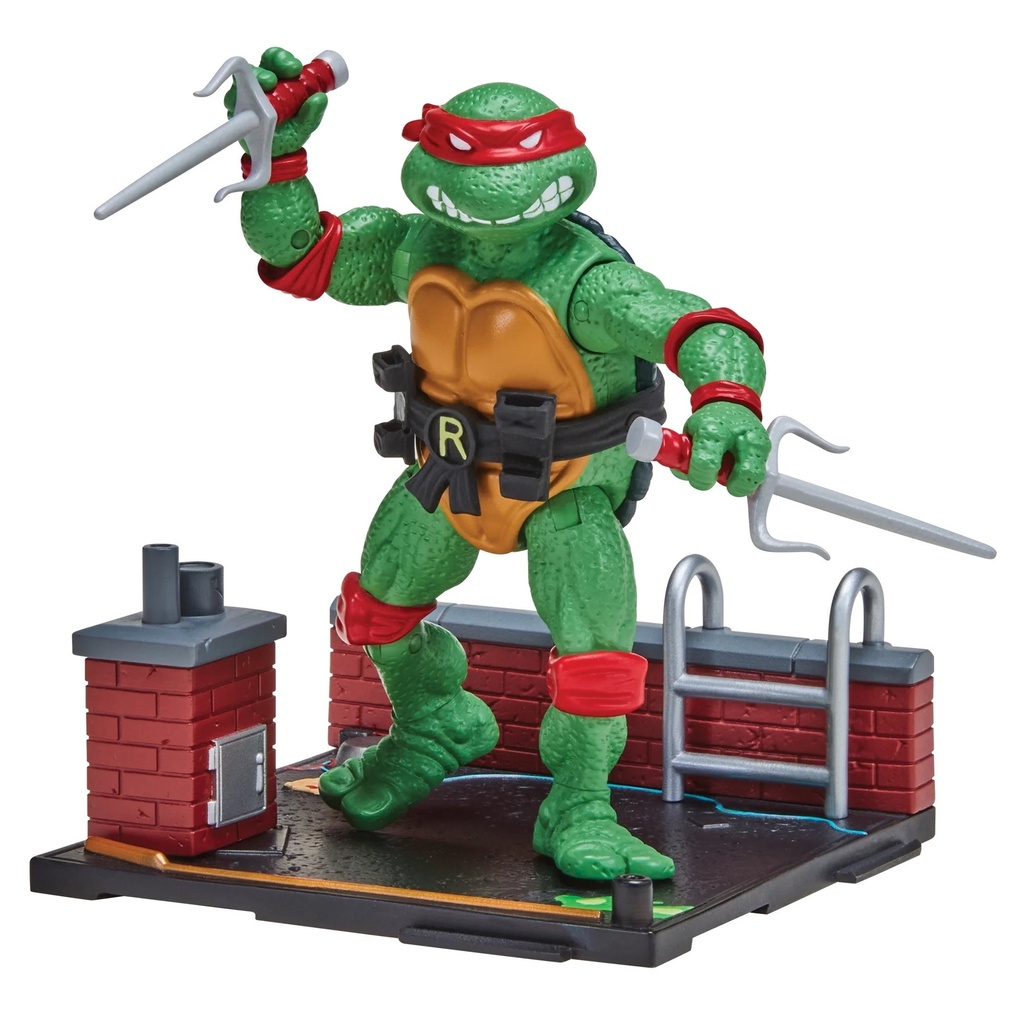 4” Remastered Raphael Action Figure | TMNT by Playmates Toys
