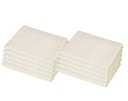 American Baby Company 10-Piece 100% Natural Cotton Percale Toddler Daycare/Pre-School Cot Sheet, Cream, 23" X 40", Soft Breathable