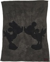 Barefoot Dreams Cozychic Classic Mickey and Minnie Mouse Throw Disney Series Carbon/Black