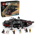 LEGO Star Wars the Dark Falcon Building Set, Star Wars Toy with 8 Minifigures, Birthday Gift for Kids, 75389