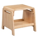 Ecr4Kids Sit or Step Stool, Kids Furniture, Natural