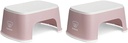 Babybjörn Step Stool, Powder Pink/White (Pack of 2)