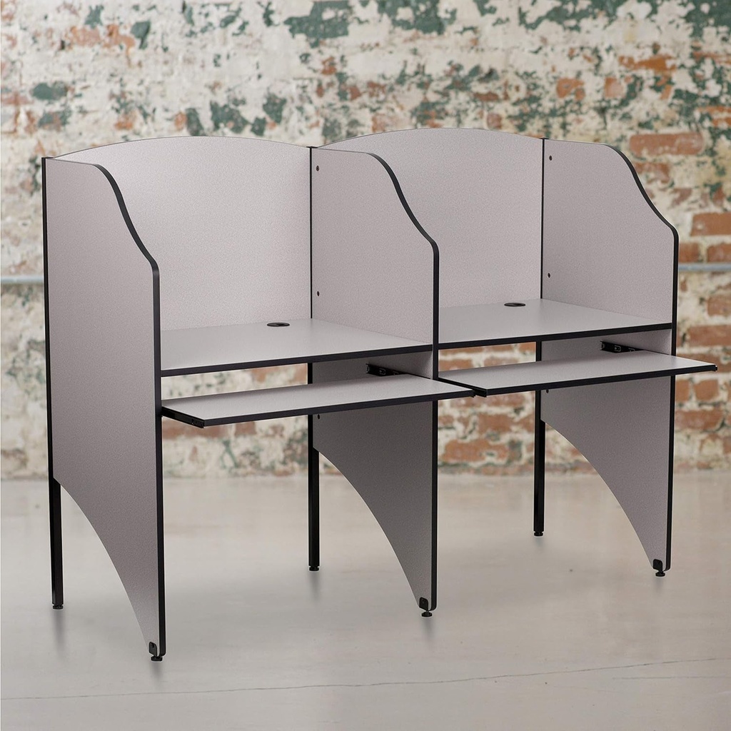 Flash Furniture Starter Study Carrel for Students & Testing
