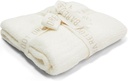 Barefoot Dreams Kids Unisex Cozychic® Lite Ribbed Baby Blanket Pearl One Size