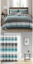 Bundle of Madison Park Essentials Saben Shower Curtain + BIAB Quilt Set