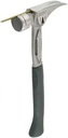 Stiletto TBM14RMC Tibone Mini-14 Ounce Replaceable Milled Face Hammer with a Curved 16 Titanium Handle by Stiletto