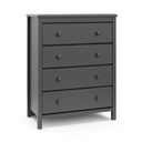 Storkcraft Alpine 4 Drawer Chest (Gray) – GREENGUARD Gold Certified, Easy-To-Match Chest of Drawers for Nursery and Kids Bedroom, Dresser Organizer for Children’S Bedroom