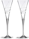 Lenox Adorn Crystal 2-Piece Toasting Flute Set, 2 Count, Clear, 7Oz