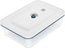 ZWILLING Fresh & save Vacuum Casserole Dish, Storage Box with Lid, Glass, La Mer