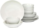 12 Piece Denmark Tools for Cooks (4Dinner Plates, 4Dinner Bowls, 4Cereal Bowls)