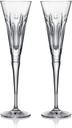 Waterford Winter Wonders Winter Rose Flute, Set of 2