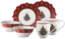 Villeroy & Boch Toy'S Delight 6-Piece Breakfast Set for 2, Red