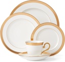 Lenox White Lowell 5-Piece Place Setting, 5 Count
