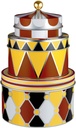 Alessi, Set 3 Circus All-Purpose Boxes, Set of 3, Multicolor