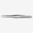 Knipex Stainless Steel Gripping Tweezers, Blunt Tips, 2.75"