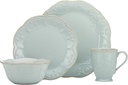 Lenox French Perle 4-Piece Place Setting, Ice Blue,12 Oz