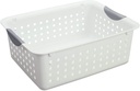 Sterilite Medium Plastic Storage Container (6 Pack) and Small Plastic Storage Container (12 Pack)