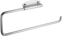 Idesign Forma Wall Mount or under Cabinet Paper Towel Holder with Swivel Arm for Kitchen, Laundry, Utility Room - Pack of 4, Brushed Stainless Steel