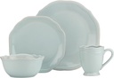Lenox Ice Blue French Perle Bead 4Pc Place Set, 6.50 LB