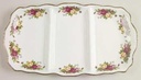 Royal Albert Old Country Roses 3-Part Relish, Fine China Dinnerware