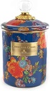 Mackenzie-Childs Flower Market Medium Canister - Lapis