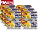 Glad Food Storage Containers, Mini round (4 Oz) | Small Food Storage Containers for Snacks and Single Serving Use | Glad Food Containers , 8 Count (Pack of 12)