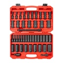 Tekton Impact Socket Set, 1/2" Dr. 6-Pt., 45-Pc SID92404