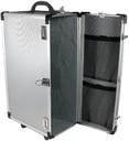 Aluminum Carrying Case Large -Extra Durable. with Pull Out Handle and Wheels
