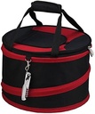 (D) Collapsible Party Tub 24 Can, Picnic Bag for Pie or Cake (Red)