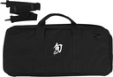 Shun Cutlery 20-Slot Knife Roll, Black, Keeps Knives Secure, Additional Storage for Non-Bladed Tools, Sturdy Construction, Ideal for Professional Chefs, Chef Knife Roll