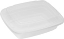 Ecoquality Meal Prep Containers [300 Pack] Rectangle Containers with Lids, Food Storage Bento Box, Microwavable, Premium Bowl, Stir Fry | Lunch Boxes | BPA Free | Freezer/Dishwasher Safe (12 Oz)