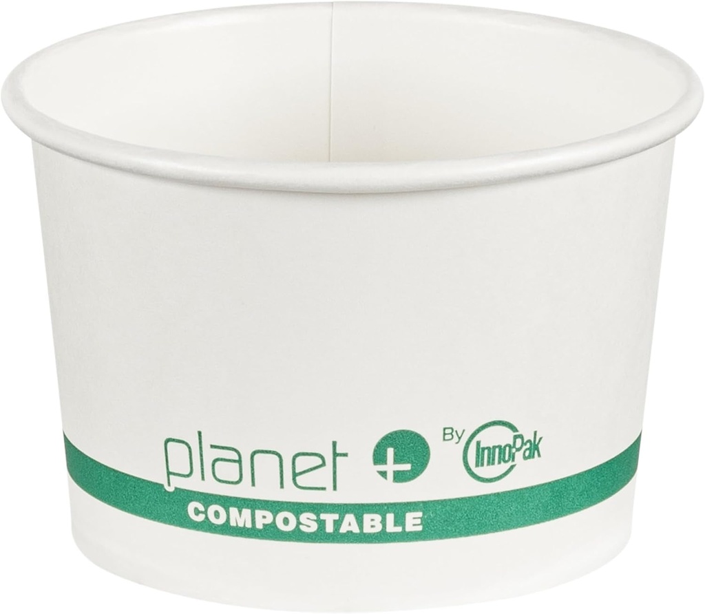 100% Compostable PLA Food Containers - 16 oz, 500 Count