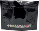Child Resistant Exit Bags W/State Compliance Symbols, 1 Ounce - Black Grip & Pull, Re-Closeable, ASTM-D3475 Compliant in All States (6X9Bgnp-100)