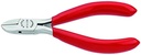 KNIPEX Tools 77 11 115 Electronics Diagonal Cutters, 4.5-Inch