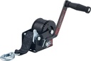 TYT 600LB Boat Trailer Winch with Black Polyster Strap, Anti-Slip Handle Crank G